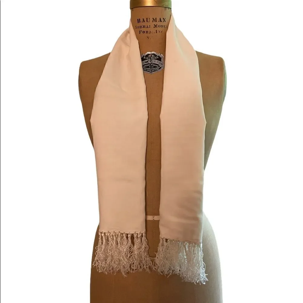 Cream Evening Scarf